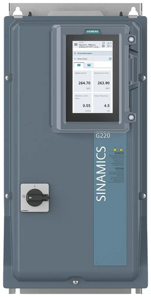 Siemens G220 3-Phasen Wechselstrommotorantrieb 15 kW 415 V 54 A 550Hz