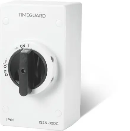 Produktfoto 1 von Timeguard Weathersafe Sicherungslasttrennschalter 2-polig SMD 32A IP66