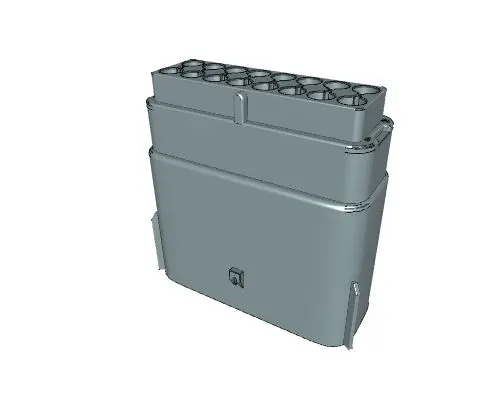 Produktfoto 1 von Molex 19419 Serie Steckverbindergehäuse, Stecker, Gerade, 22 to 18 AWG, 16-polig, Steckverbindergehäuse