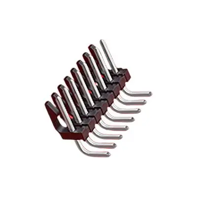 Produktfoto 1 von Molex 41672 Leiterplattenleiste gewinkelt, 3-polig / 1-reihig, Raster 3.96 mm Raster Oberfläche, Kabel-Platine,