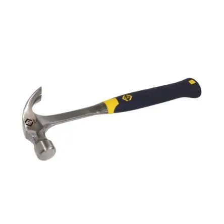 Produktfoto 1 von CK Hammer, Klauenhammer aus Kohlenstoffstahl 20 oz Stahl-Stiel 363mm
