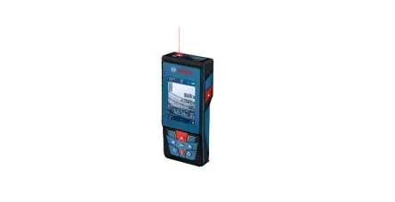 Produktfoto 1 von Bosch 0.601.072.Y00 Farbbildschirm Laser Entfernungsmesser, Klasse 2, 0.080 to 100.000 m, 650 nm, 1.5 mm, Rot, 1,5 V LR6