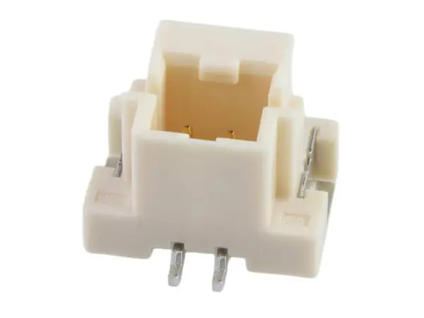 Produktfoto 1 von Molex 560020 Leiterplattenleiste Vertikal, 2-polig / 1-reihig, Raster 2 mm SMD, Kabel-Platine, Ummantelt