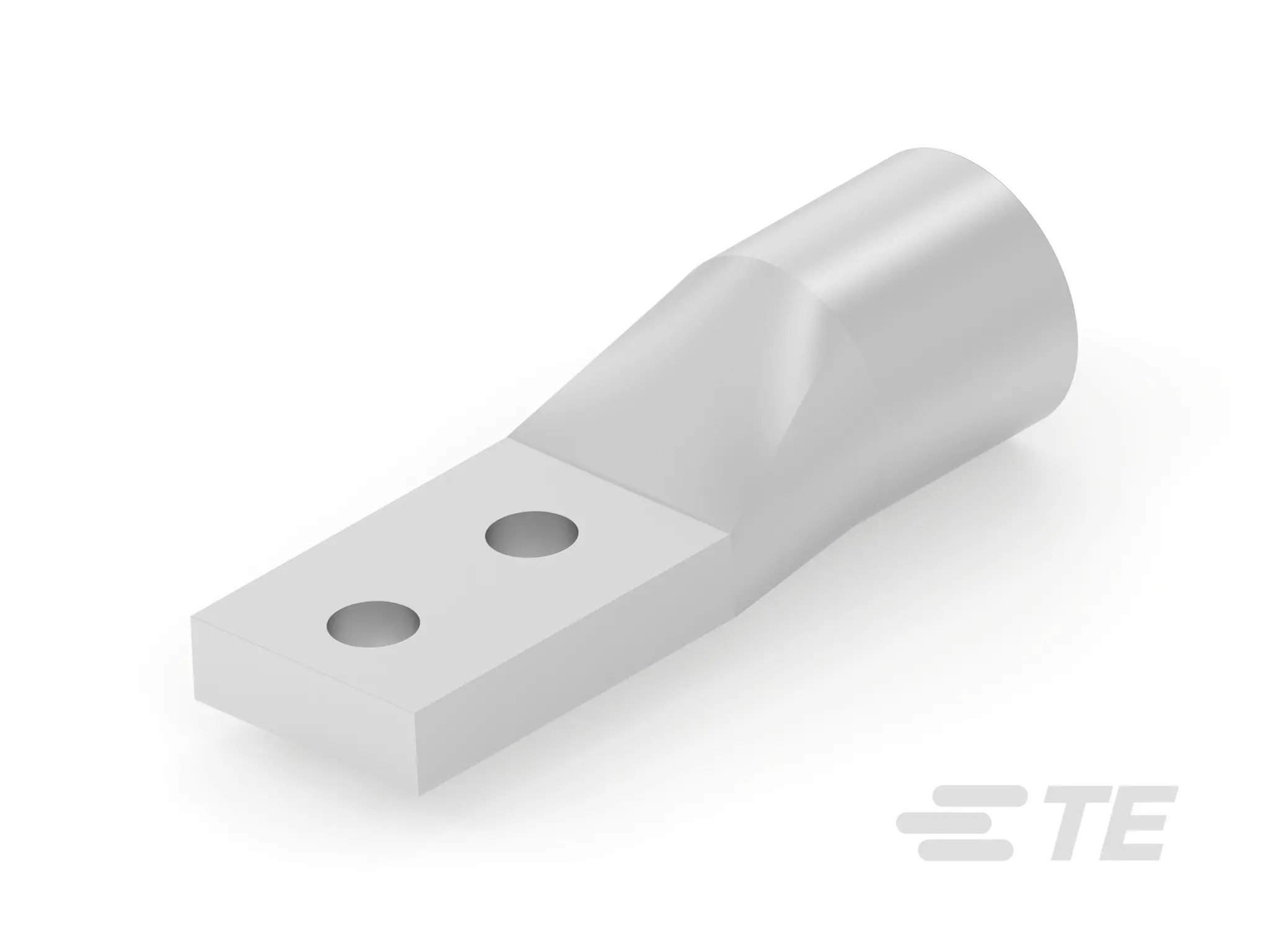 Produktfoto 1 von TE Connectivity AMPOWER Ringkabelschuh, Nicht isoliert, Silber, aussen ø 33.53 mm, innen ø 26.16 mm, 3/8
