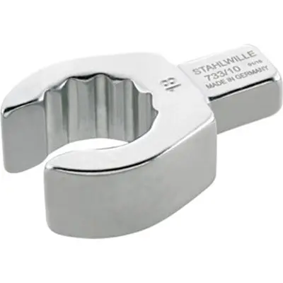 STAHLWILLE, 9 x 12 mm Vierkant Ringschlüsseleinsatz, Vernickelt, 17 mm