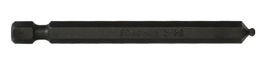 Produktfoto 1 von Bessey 1/4 in 3/32 in Sechskant Sechskant-Bit, Sechskant Stahl, 1-teilig, 76 mm