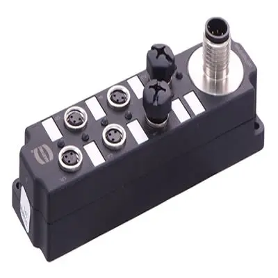 Produktfoto 1 von HARTING 9.07005101e+12 Verteilerkasten 4 Anschlüsse, M8-Steckverbinder