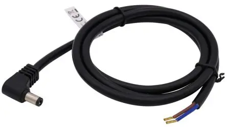Produktfoto 1 von RND Sensor Cable, A Stecker, B Freies Kabelende, 2 m Schwarz Polyvinylchlorid, 12V