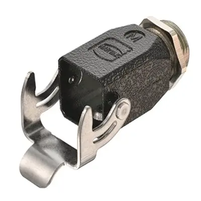 Produktfoto 1 von HARTING Han M Gehäuse Einhebel 1, Schraubanschlussklemme 3A Gehäuse, IP44, IP65, IP40