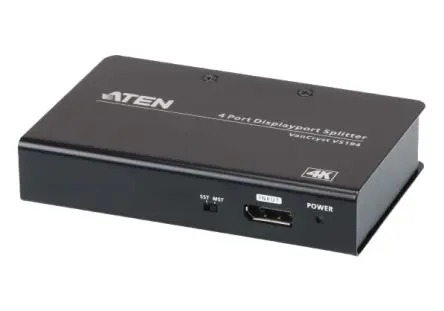 Produktfoto 1 von DisplayPort Aten Videosplitter und -umschalter DisplayPort 4-Port Splitter, 4096 x 2160 1 Videoeingänge 4 Videoausgänge