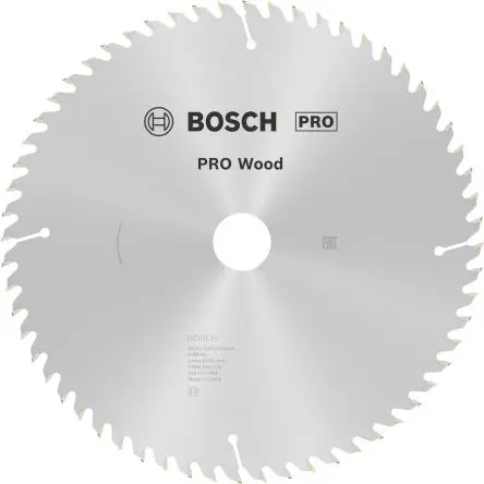 Produktfoto 1 von Bosch 60 Hartmetall Holz Kreissägeblatt, Ø 250 mm 1
