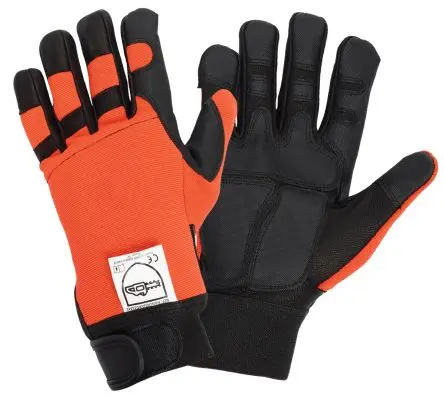 Produktfoto 1 von Solidur Handschuhe Größe 11 Vollnarbiges Leder, Nylon Schwarz, Orange 2