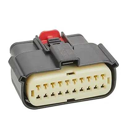 Produktfoto 1 von Molex 160074 Steckverbindergehäuse, Kabel-Kabel, Anschluss, Kabel-zu-Kabel, Buchse, 20-polig, Grau / 2-reihig