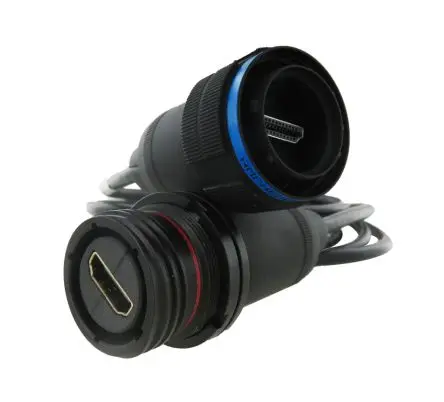 Produktfoto 1 von Amphenol Socapex HDMI-Stecker Shell Size 17 Buchse Gerade
