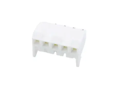 Molex 41815 Leiterplattenleiste gewinkelt, 5-polig / 1-reihig, Raster 3.96 mm Raster Durchsteckmontage, Kabel-Platine,
