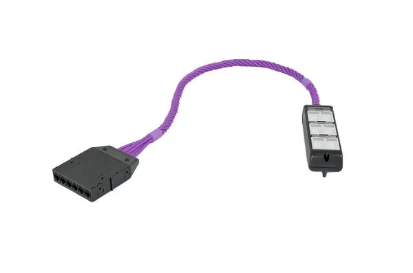 HellermannTyton Connectivity RN0 Serie Kassette zu Kassette Kat. 6 6 Anschl. RJ45 Ungeschirmt, Violett