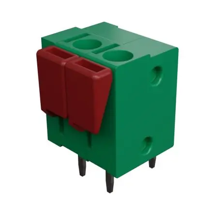 Produktfoto 1 von Molex 39700 Draht-zu-Platine-Anschlussblock Horizontal, Kabel-Platine, 4-polig / 1-reihig, Raster 5 mm