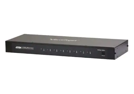 Produktfoto 1 von Stereo-Buchse Aten Videosplitter und -umschalter HDB 15 8-Port Schalter, 2048 x 1536 8 Videoeingänge 1 Videoausgänge