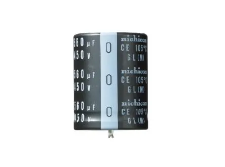 Produktfoto 1 von Nichicon LGL Oberfläche Aluminium-Elektrolyt-Kondensator 220 μF Einrastbar 20 % / 450V SMD, Ø 22 mm x 40 mm x 40 mm, 105