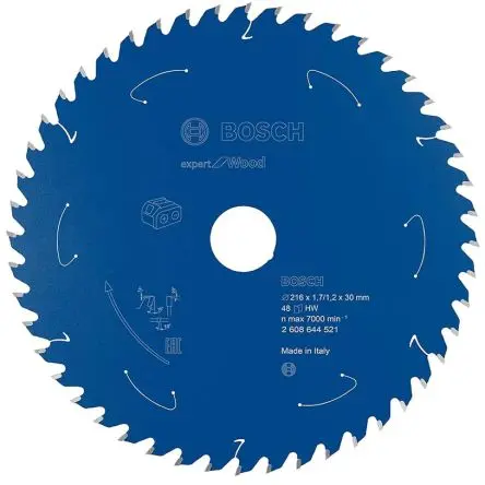 Produktfoto 1 von Bosch 48 Hartmetall Holz Sägeblatt, Ø 216 mm 1