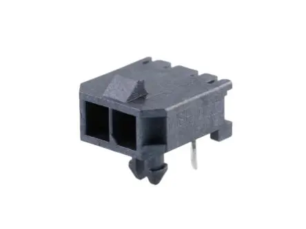 Molex 43650 Stiftsockel gewinkelt, 2-polig / 1-reihig, Raster 3 mm Raster Durchsteckmontage, Kabel-Platine, Ummantelt