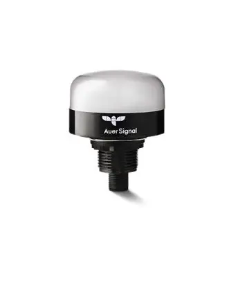 Produktfoto 1 von AUER Signal SD50 LED-Signalleuchte Dauer Signalleuchten 30V dc Weiß Bohrung, Ø 50 mm x 65 mm IP66, IP67, IP69, IP69K,