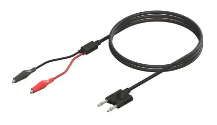 Produktfoto 1 von CALTEST Vernickelt Koaxialkabel, konfektioniert, Schwarz, Rot, 3A Polyvinylchlorid Isoliert