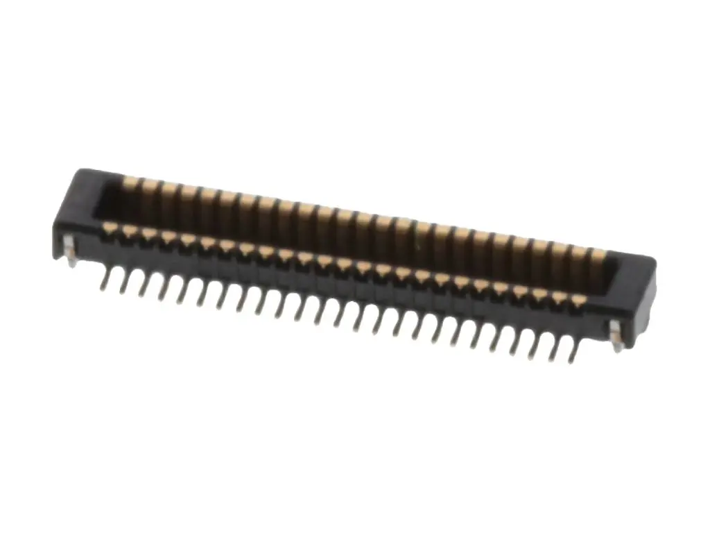 Produktfoto 1 von Molex 55909 Leiterplattenleiste Vertikal, 50-polig / 2-reihig, Raster 0.4 mm Raster SMD, Platine-Platine, Unisoliert
