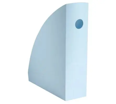 Produktfoto 1 von Exacompta Schreibtisch Zeitschriftenständer Kunststoff, 1 Taschen Blau, B. 82mm, T. 305 mm, H. 305 mm