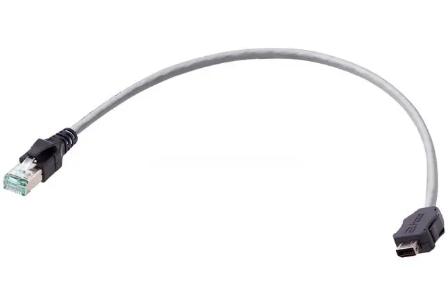 Produktfoto 1 von HARTING ix Industrial Cat6A-Ethernet-Kabelkonfiguration, 1.00 m, Grau, A IX Industrie Stecker, B RJ45 Stecker