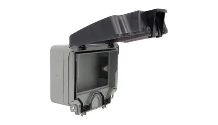 Produktfoto 1 von Timeguard TW1; Gehäuse; Polycarbonat; Grau IP66 Breite 188 mm Höhe 170 mm Länge 90 mm