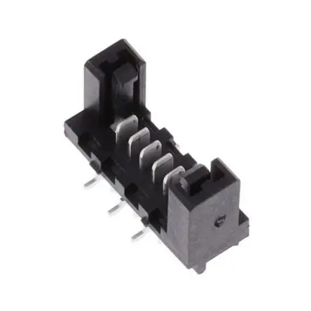 Produktfoto 1 von Molex 90816 Stiftsockel Gerade, 6-polig / 1-reihig, Raster 1.27 mm Raster Oberfläche, Kabel-Platine, Ummantelt