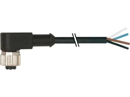 Produktfoto 1 von Baumer CAM Kabel, 4-adrig x 0.34 mm² Ungeschirmt Schwarz, 500 cm, Polyurethan