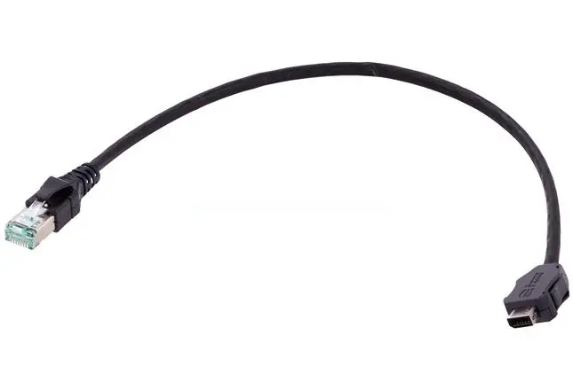 Produktfoto 1 von HARTING IX Industrial Cat6a Kabel assembliert, 7.5 m, Schwarz, A IX Industrie Stecker, B RJ45 Stecker Abgeschirmt,