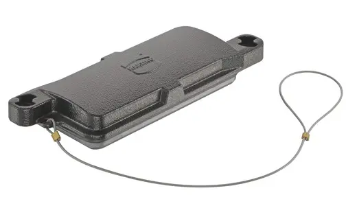 Produktfoto 1 von HARTING Han HPR Staubschutzdeckel, 165 x 58 x 24.3 mm