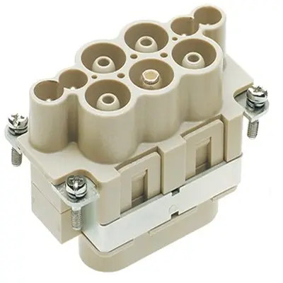 Produktfoto 1 von HARTING Han Com Stifteinsatz Stecker, 8-polig 63 A, Axialschraube