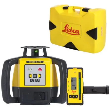 Produktfoto 1 von Leica 640 Lasernivelliergerät 520 nm ± 2.2 mm Innenbereich, Außenbereich Laserfarbe Grün, Klasse 2