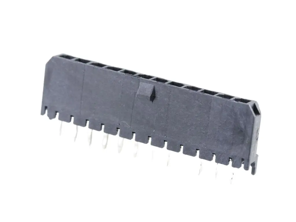 Produktfoto 1 von Molex 43650 Anschluss Vertikal, 9-polig / 1-reihig, Raster 3 mm SMD, Kabel-Platine, Ummantelt