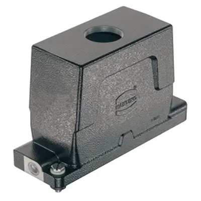 Produktfoto 1 von HARTING Han HPR Enlarged Haube Schraubbefestigung, Kabel 16B Haube für obere Kabeleinführung, IP66, IP68, IP69, IPx9K