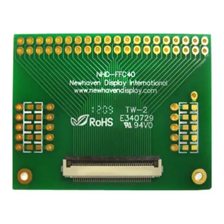 Produktfoto 1 von NEWHAVEN DISPLAY INTERNATIONAL Breakout-Board Entwicklungsboard FFC für 40-polig FFC Platine