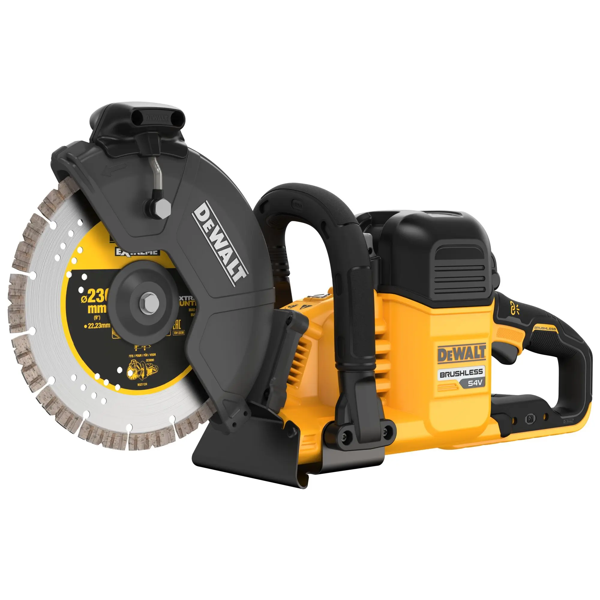 Produktfoto 1 von DeWALT Bürstenlos, Ø 230 mm 54V