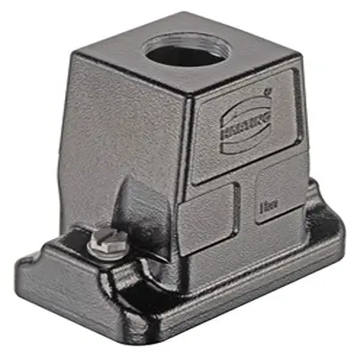 Produktfoto 1 von HARTING Han HP Direct M Haube Schraubbefestigung, Kabel 6B Haube, IP66, IP68, IP69, IPx9K