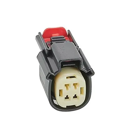 Produktfoto 1 von Molex 33472 Steckverbindergehäuse, Kabel, Steckverbinderbaugruppe, Crimp-Anschlussklemme, Buchse, 4-polig, Grau /