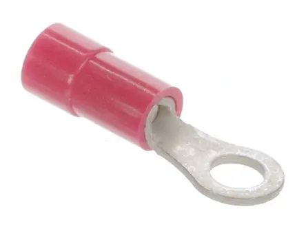 Produktfoto 1 von Molex 19070 Ringkabelschuh, Isoliert 22 AWG, Polyvinylchlorid, Rot, 18 AWG max.AWG, aussen ø 6.7 mm, innen ø 3.71 mm,