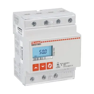 Produktfoto 1 von Lovato DME Energiemessgerät LCD 45 mm Energiemessgerät / 3-phasig