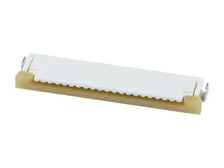 Produktfoto 1 von Molex 52207, Oberfläche gewinkelt FPC-Steckverbinder, 20-polig / 1-reihig, Raster 1 mm, SMD