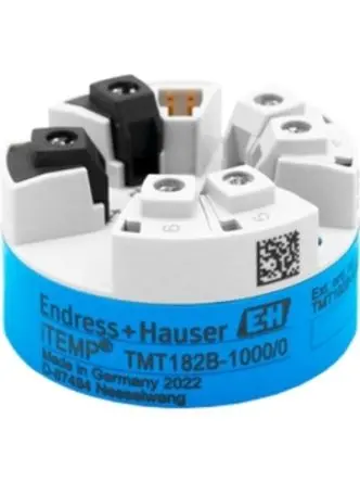 Produktfoto 1 von Endress+Hauser TMT182B Controller DIN-Hutschiene 1, 1 x 4 bis 20 mA Ausgang/ Universitäten Eingang 36V dc