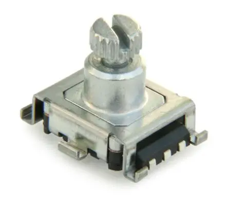 Bourns Inkrementalgeber 15 Impulse Impulse/U, mit 6 mm, Flachschaft, SMD, Schaft L. 9.5 mm