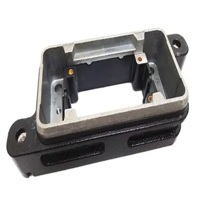 Produktfoto 1 von HARTING Han HPR Anbaugehäuse Schraubbefestigung, Hinten 10B Anbaugehäuse, IP65, IP68, IP69, IPx9K