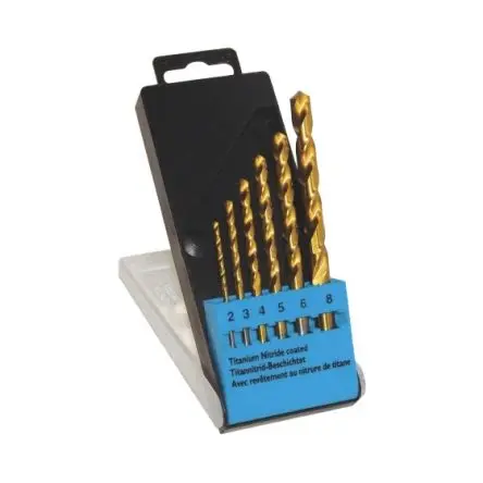 Produktfoto 1 von CK HSS Bohrer Satz 2 mm → 8 mm, 6-teilig für Allzweckbohrer